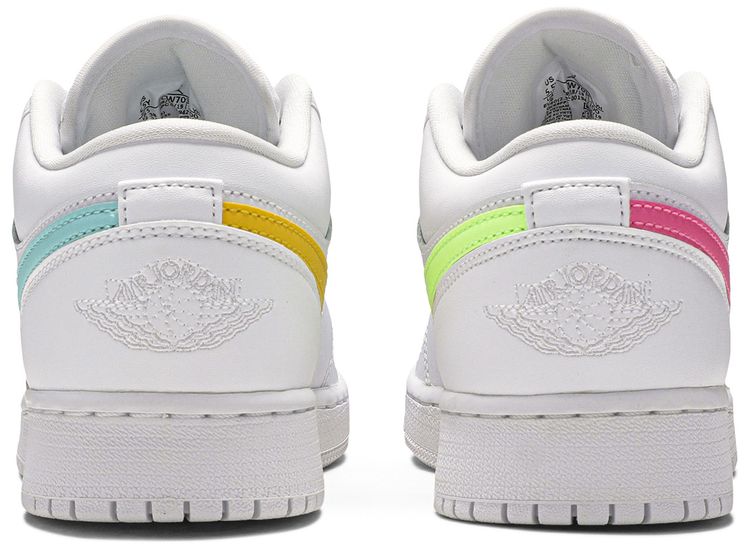 Air Jordan 1 Low GS White Neon