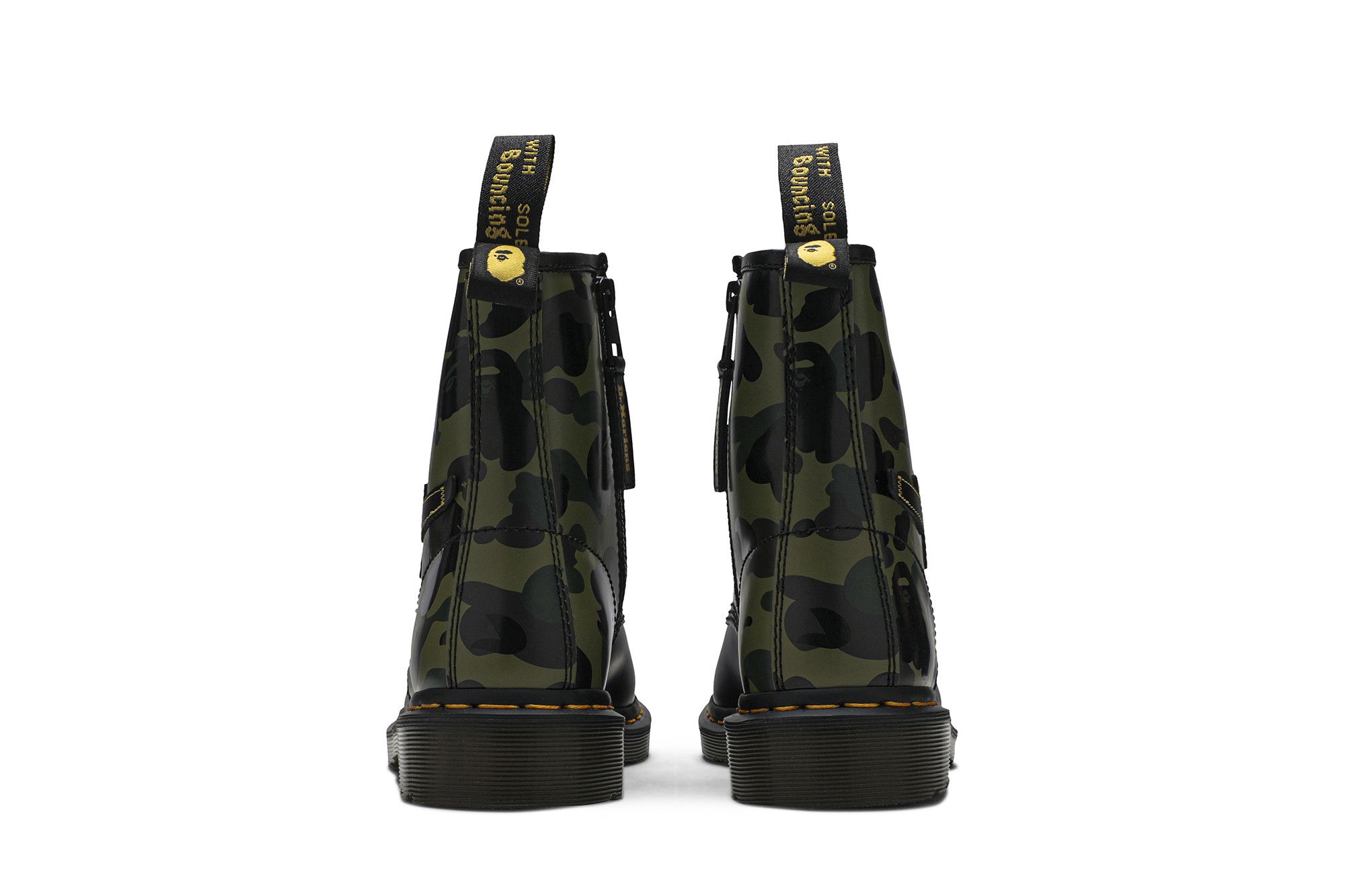 Buy A Bathing Ape x Dr. Martens 1460 Zip 'Camo' - 25989271 | GOAT