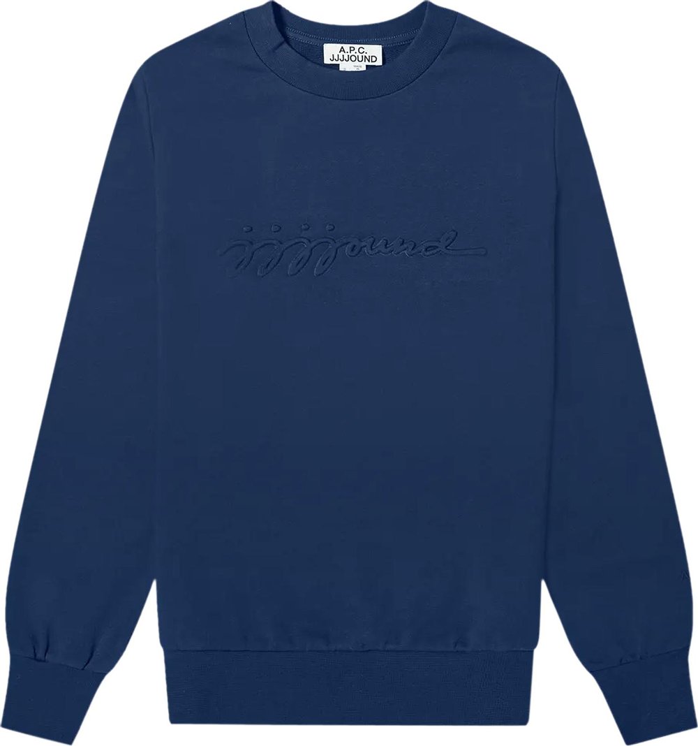 Buy A.P.C. x JJJJound Justin Sweater 'Dark Navy' - COEAS H27566 DARK | GOAT