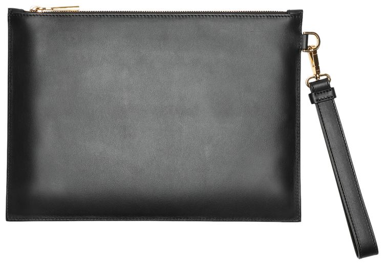Versace Leather Pouch Black