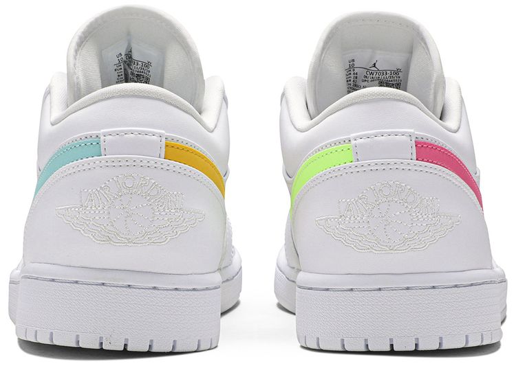 Air Jordan 1 Low White Multi Color
