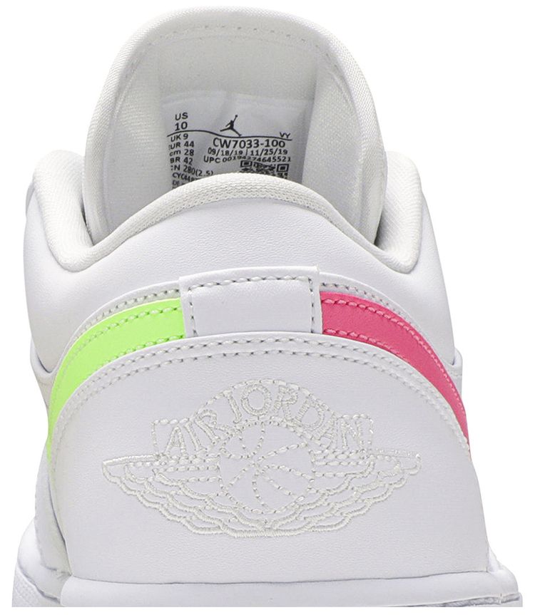 Air Jordan 1 Low White Multi Color