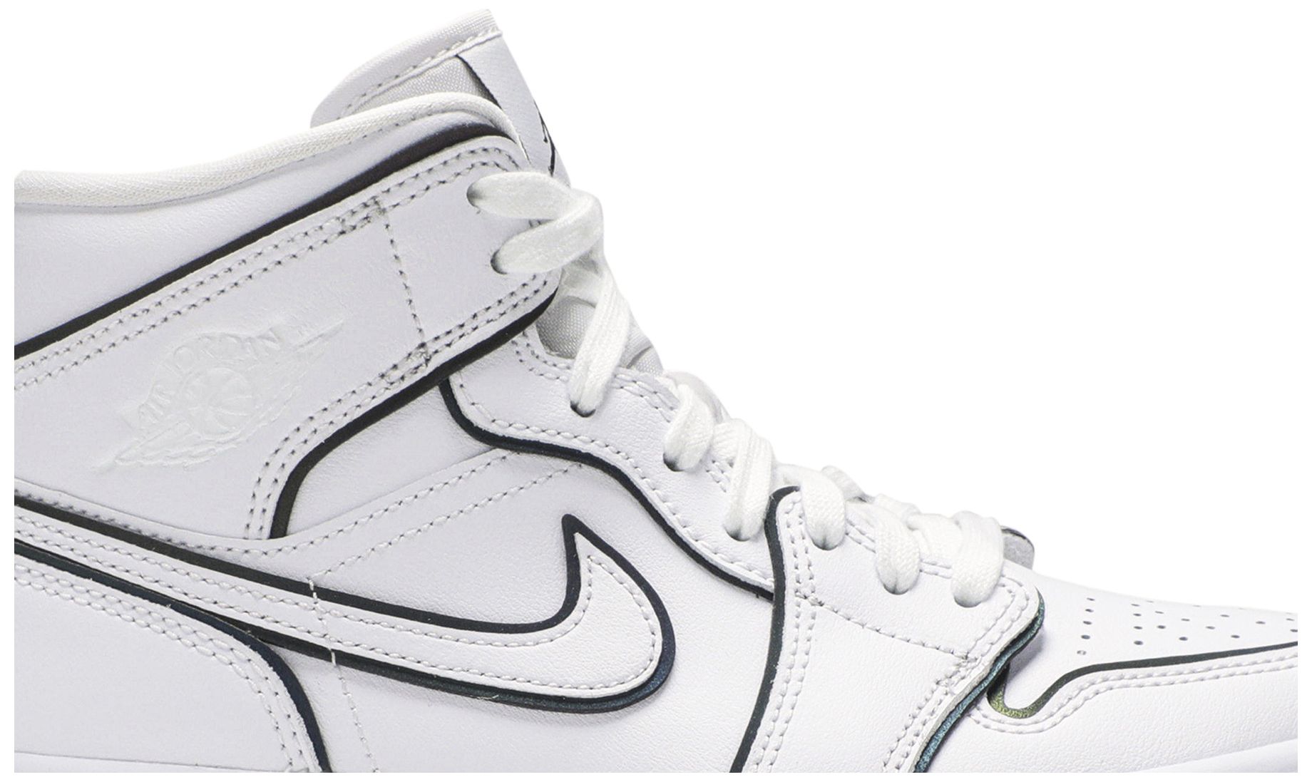 women's air jordan 1 mid se iridescent trim