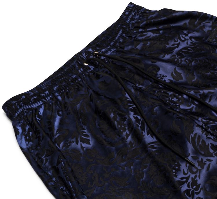 Versace Barocco Print Gym Pants Blue
