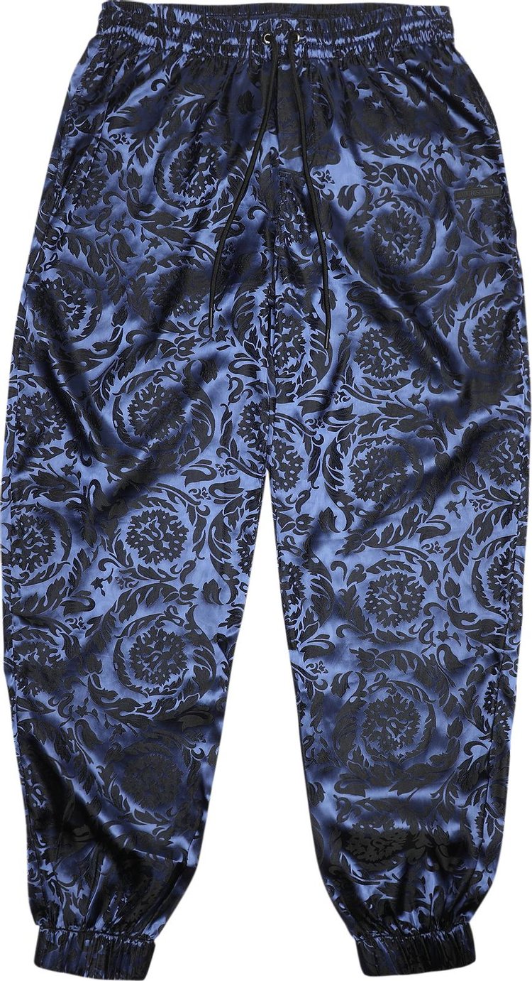 Versace Barocco Print Gym Pants 'Blue'