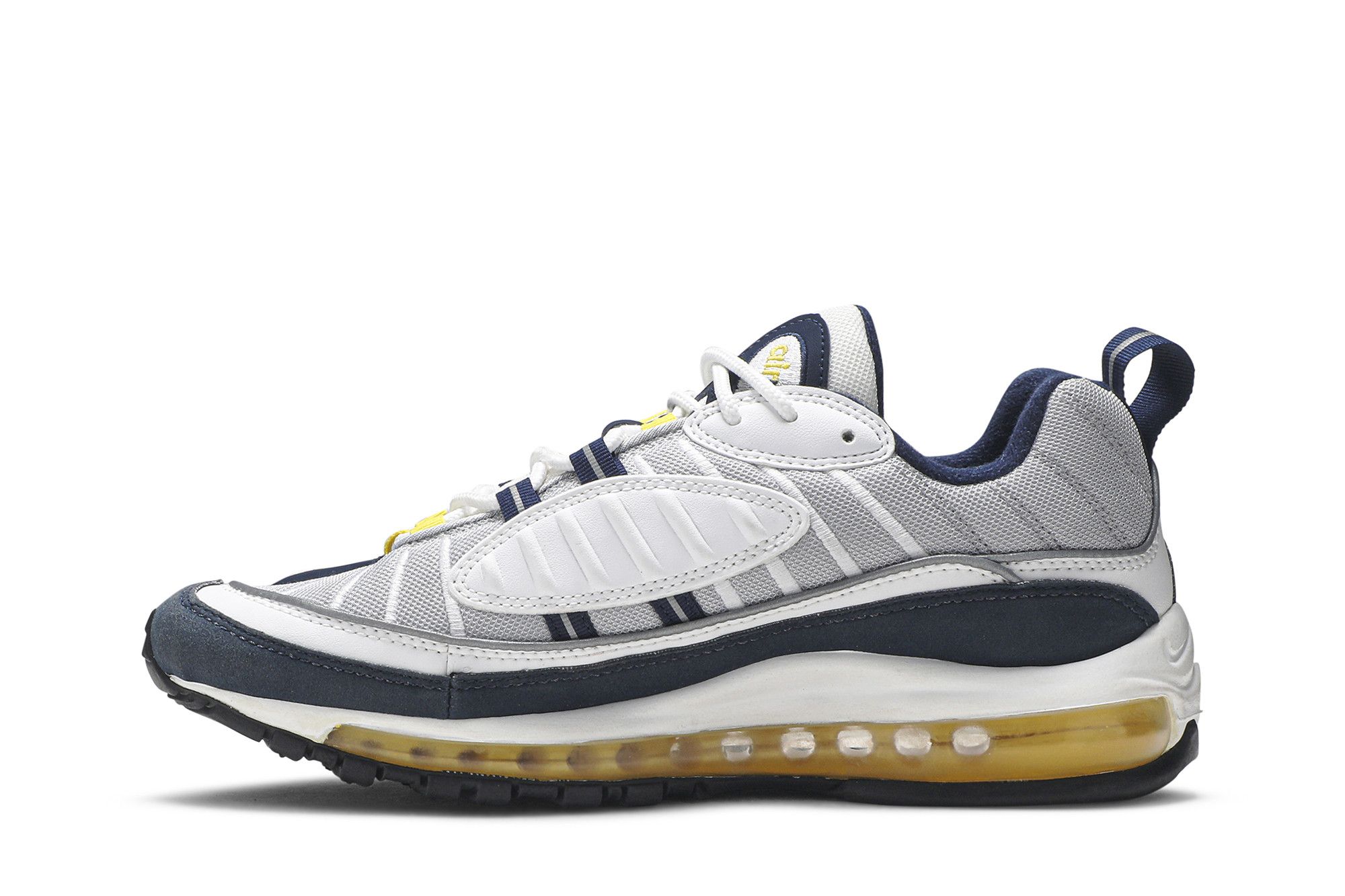 air max 98 white blue yellow