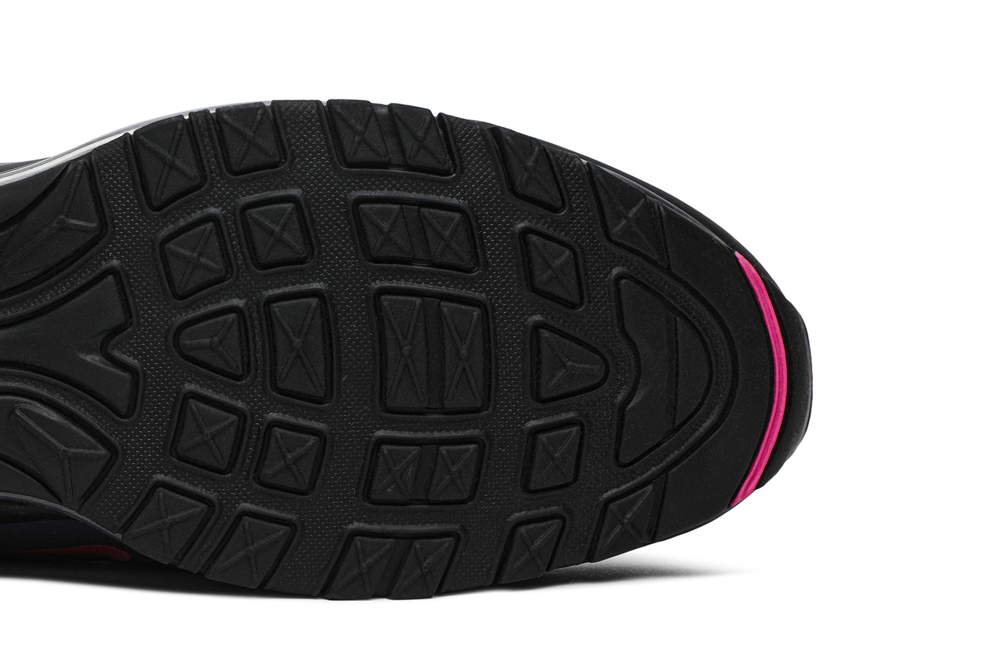 Air max 97 lx black/laser fuchsia grade school kids' shoe shop