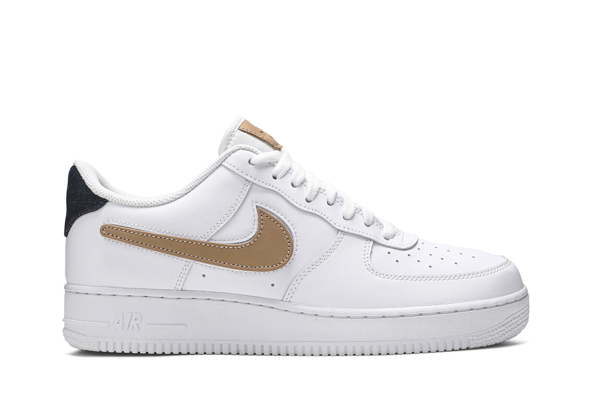 Buy Air Force 1 Low 07 LV8 Removable Swoosh White Vachetta Tan