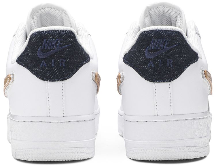 Nike Air Force 1 Low 07 LV8 Removable Swoosh   White Vachetta Tan