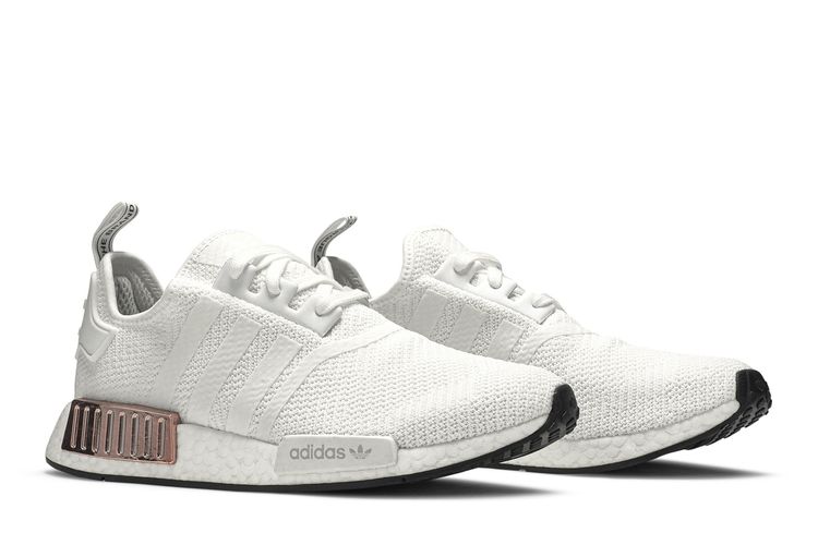 adidas gazelle silver green womens adidas Women's NMD_R1 Sneaker, Black/White/Grey, 9 main image 0
