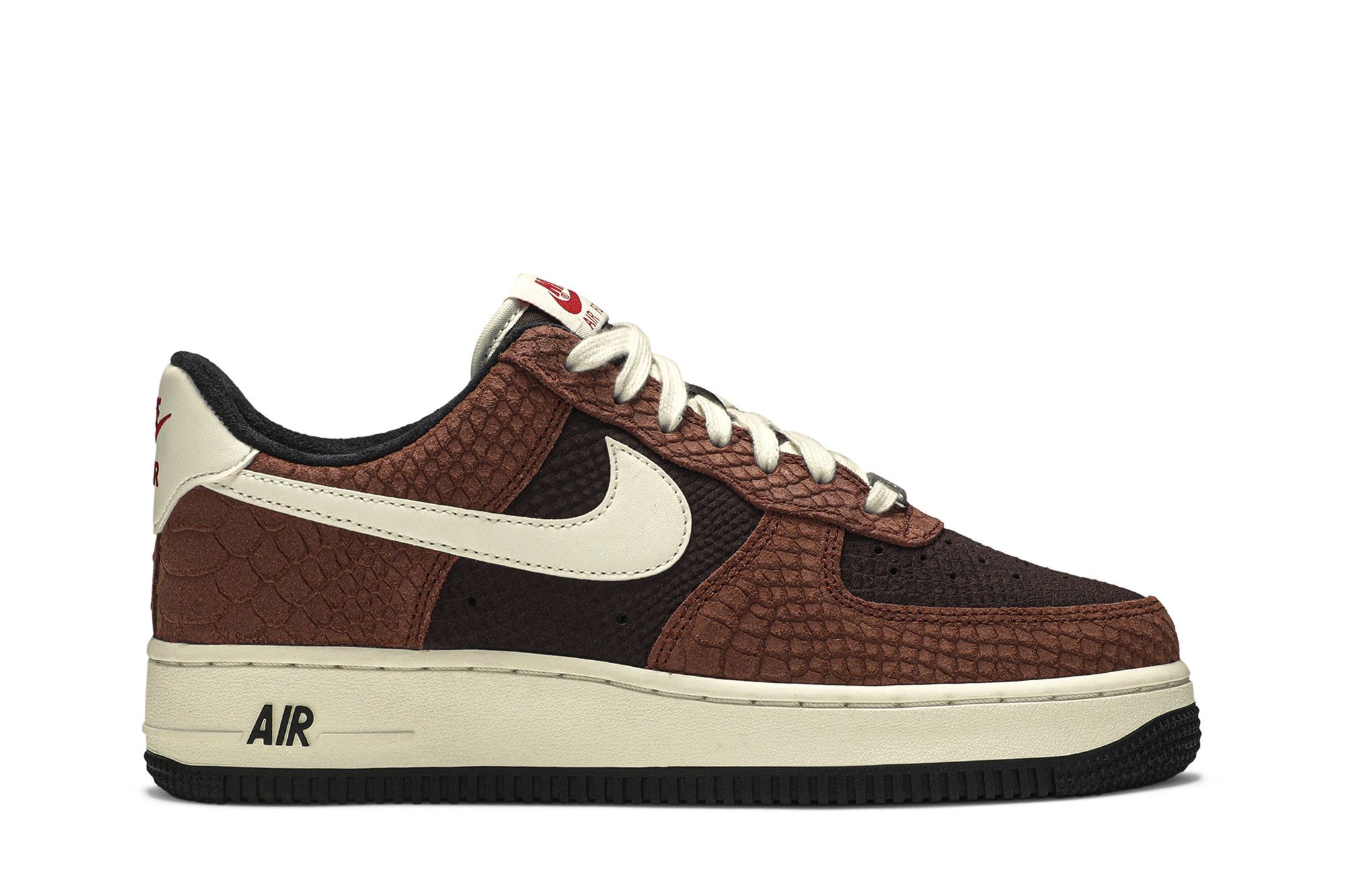 Buy Air Force 1 Low PRM Red Bark CV5567 200 GOAT