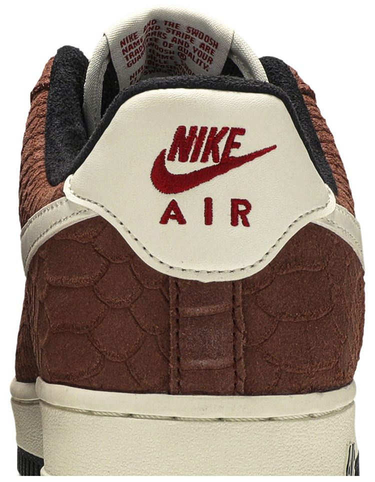 Nike Air Force 1 Low PRM Red Bark