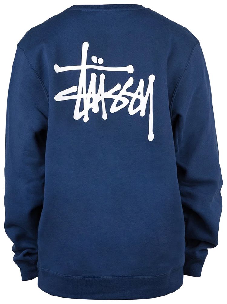 Stussy Basic Stussy Crew Navy