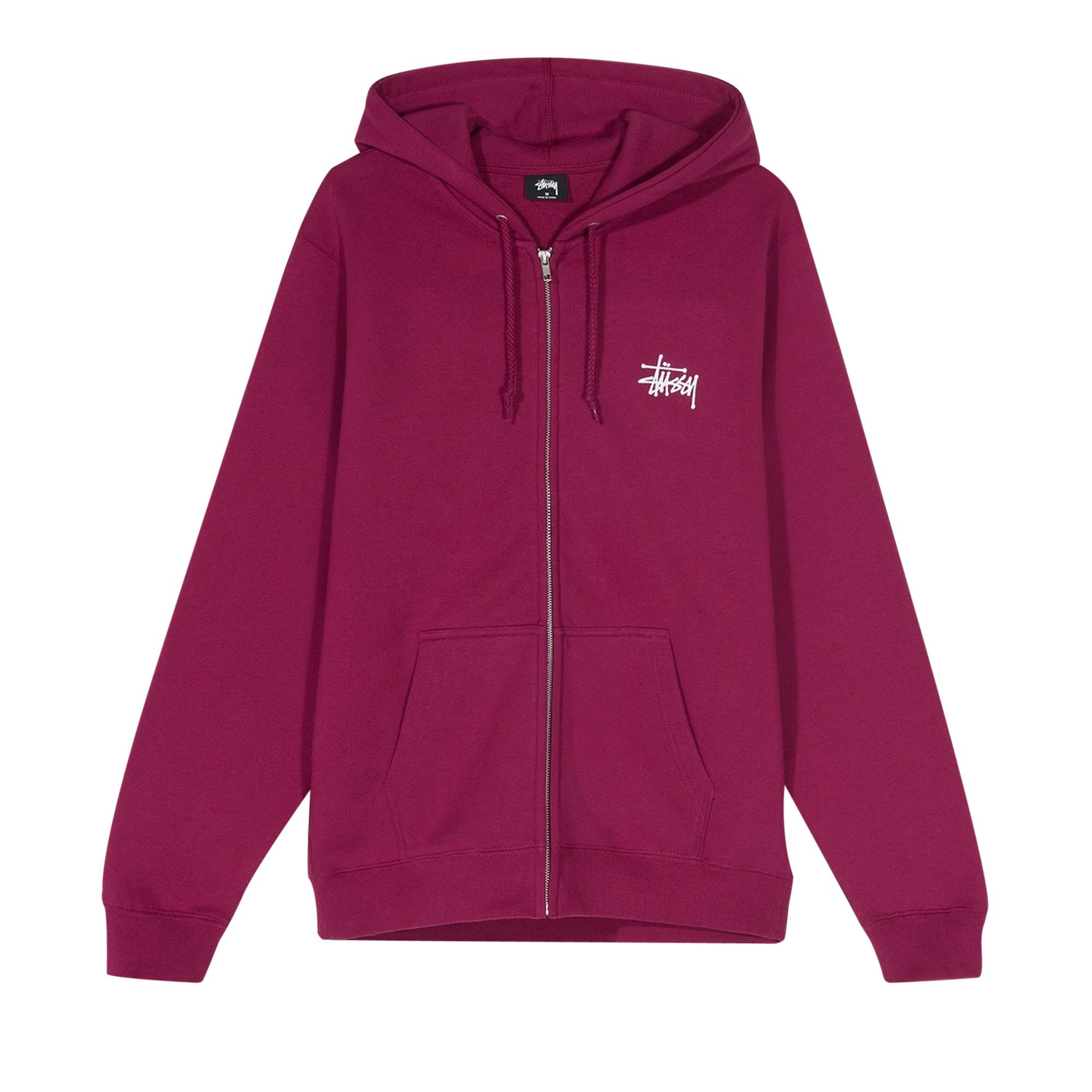 Stussy wine clearance hoodie