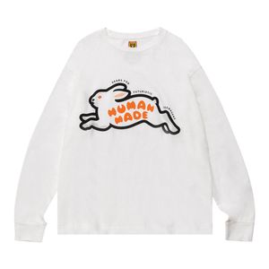 Buy Human Made Rabbit Long-Sleeve T-Shirt 'White' - HM24CS007 WHIT | GOAT