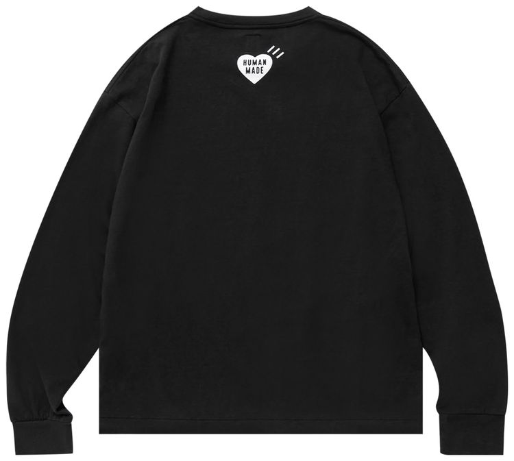 Human Made Tiger Long Sleeve T Shirt Black