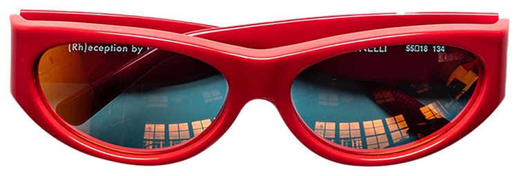 Rhude Agnelli Frame Sunglasses Red