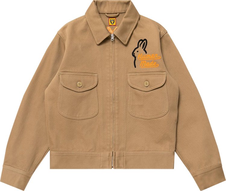 Human Made Zip Work Jacket 'Beige'