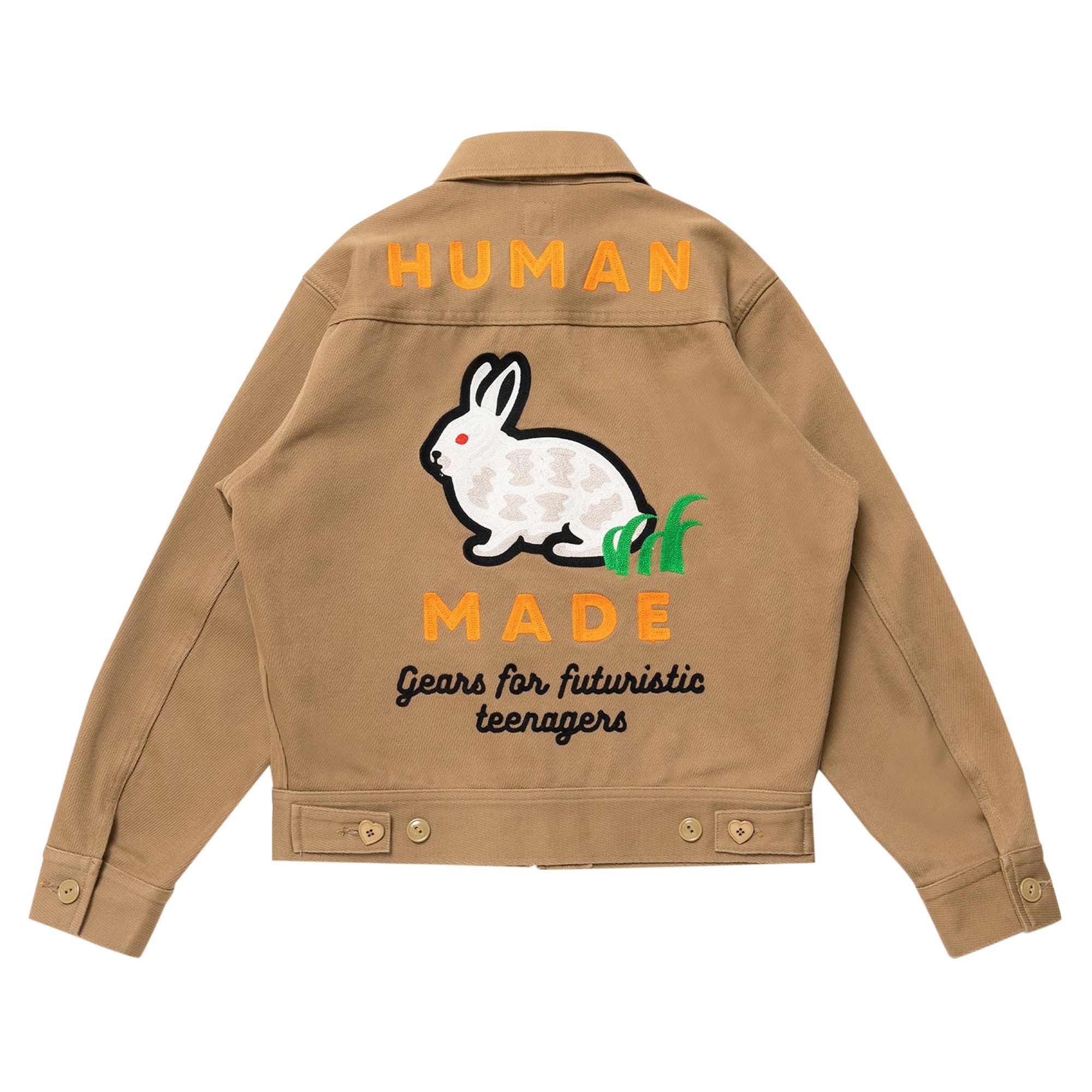 Size xxl Human Made Zip Work Jacket 'Beige'