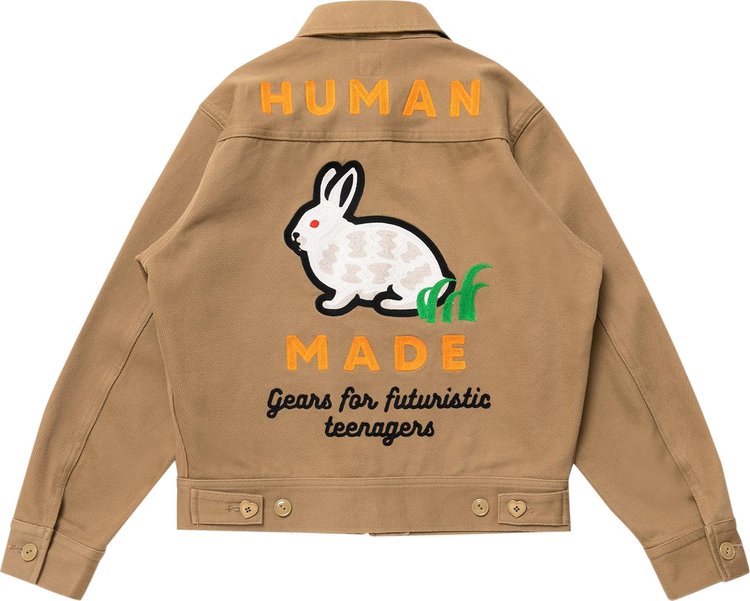 Human Made Zip Work Jacket Beige