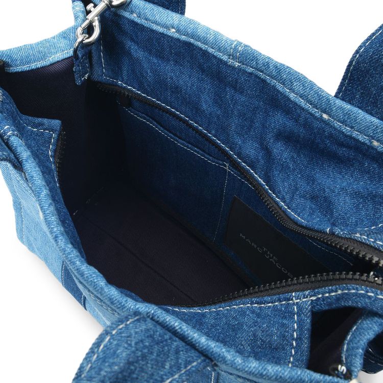 Marc Jacobs Denim Small Tote Bag Blue