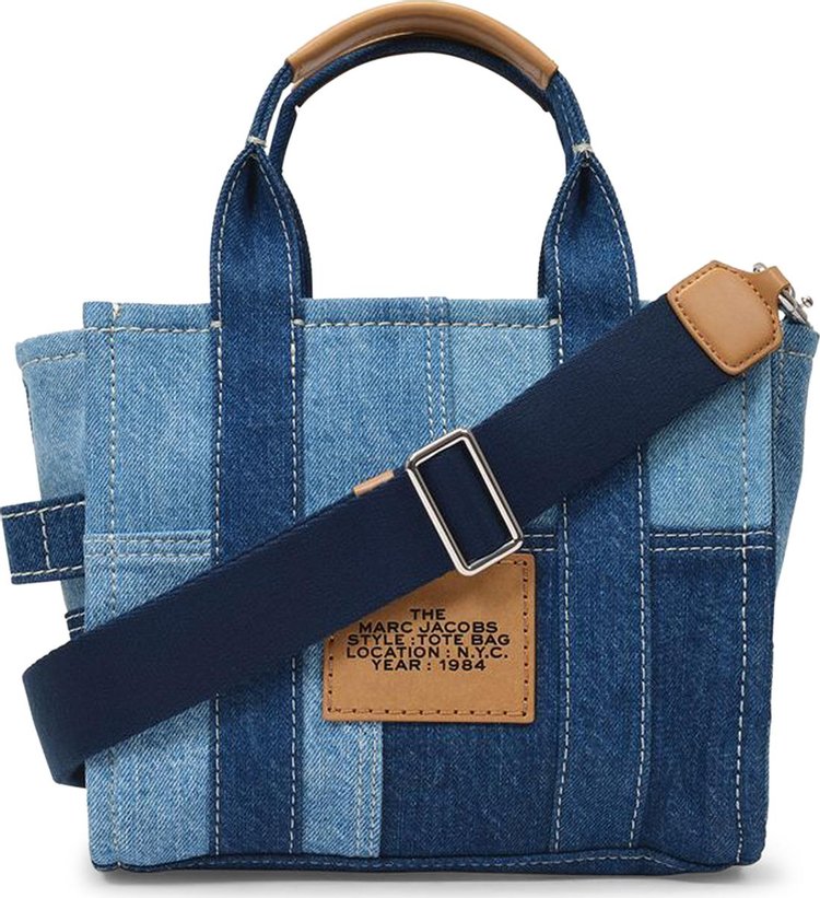 Marc Jacobs Denim Mini Tote Bag Blue