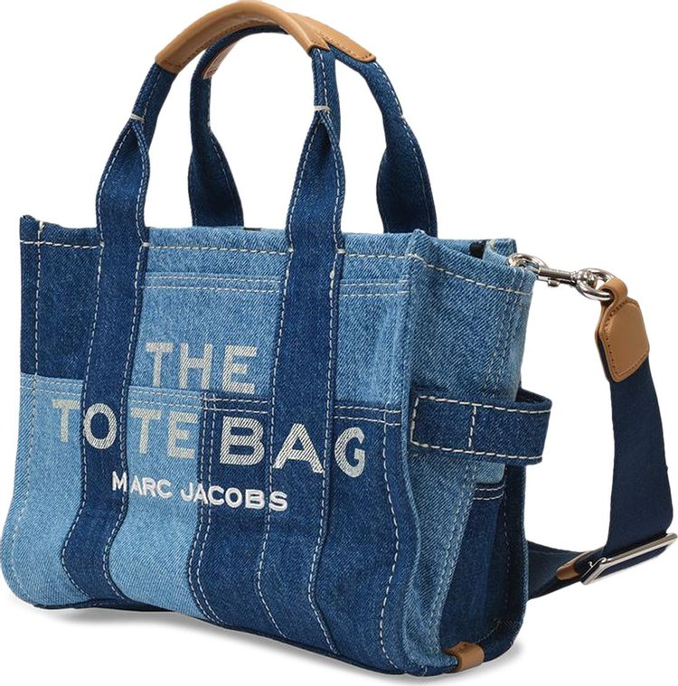 Marc Jacobs Denim Mini Tote Bag Blue