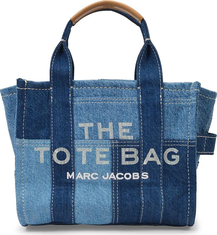 Marc Jacobs Denim Mini Tote Bag 'Blue'