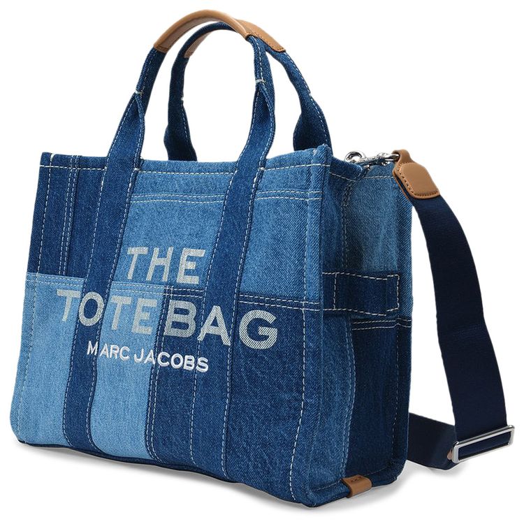 Marc Jacobs Denim Small Tote Bag Blue