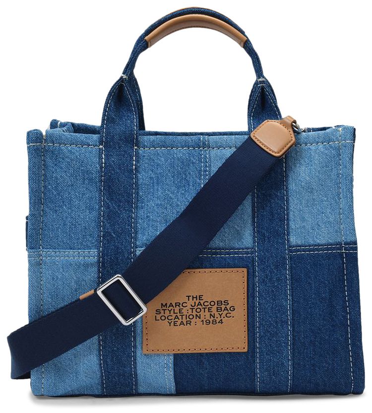 Marc Jacobs Denim Small Tote Bag Blue