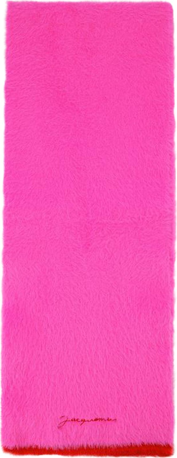 Jacquemus Neve Fluffy Scarf 'Pink'