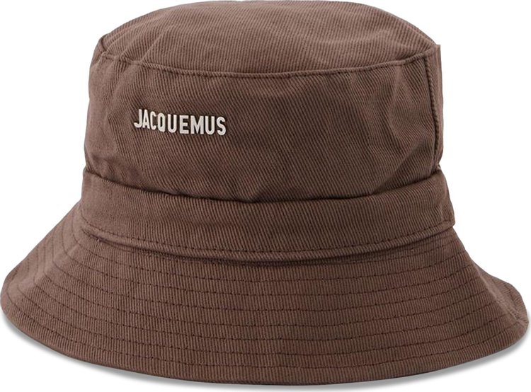 Jacquemus Le Bob Gadjo Bucket Hat Brown