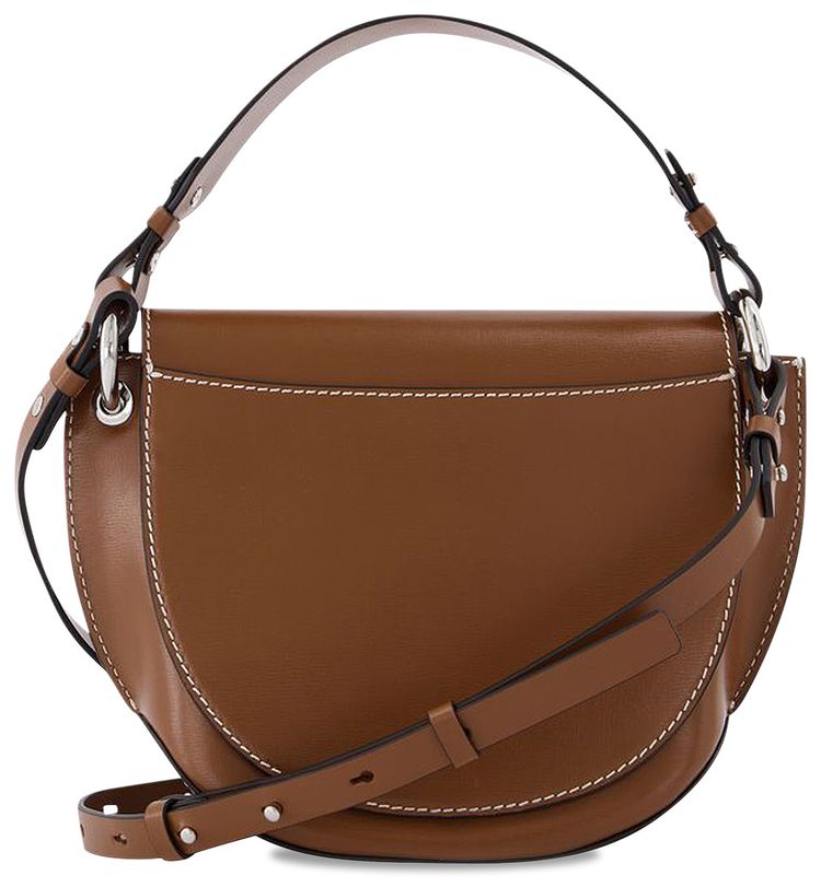 GANNI Banner Western Saddle Bag Brown