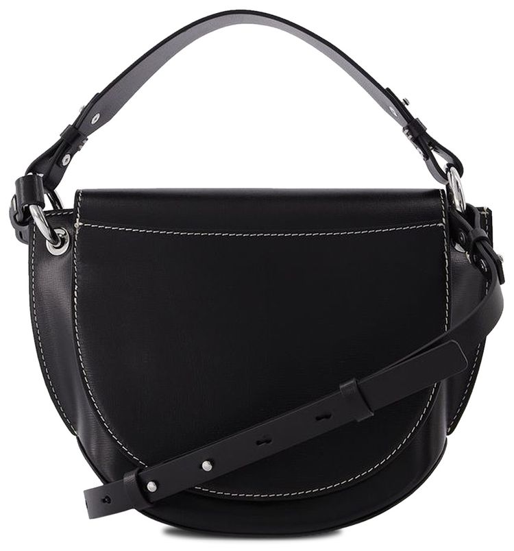 GANNI Banner Nano Saddle Bag Black