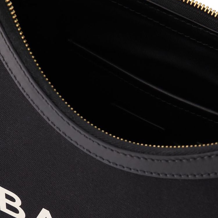 Balmain B Army Monogram Logo Shoulder Bag Black