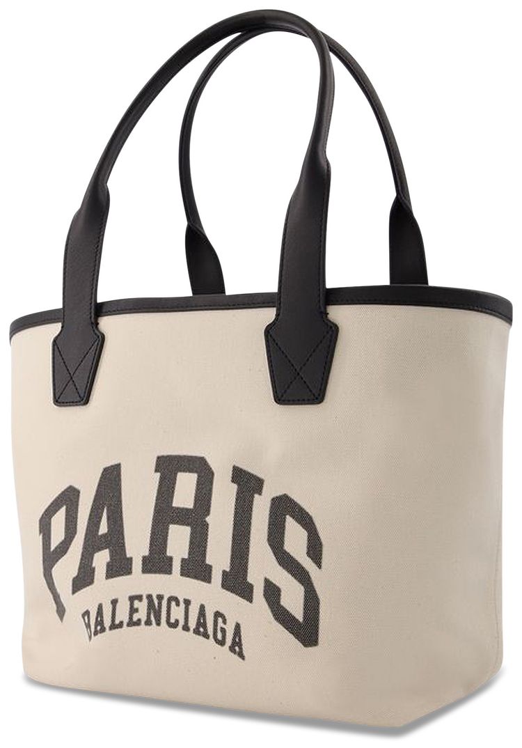 Balenciaga Cities Paris Jumbo Large Tote Bag Beige