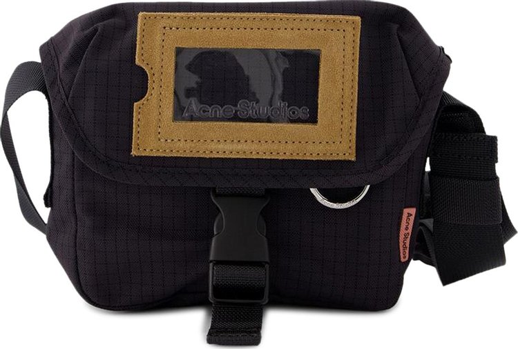 Acne Studios Ripstop Mini Messenger Bag 'Black'