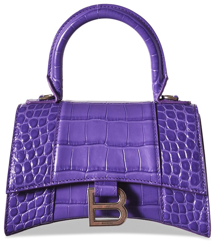 Balenciaga XS Le Cagole Shoulder Bag Purple