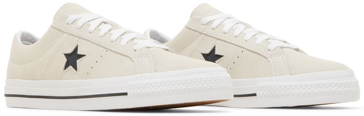 Converse One Star Pro Suede Low Egret White
