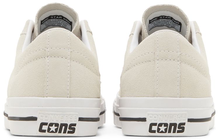 Converse One Star Pro Suede Low Egret White