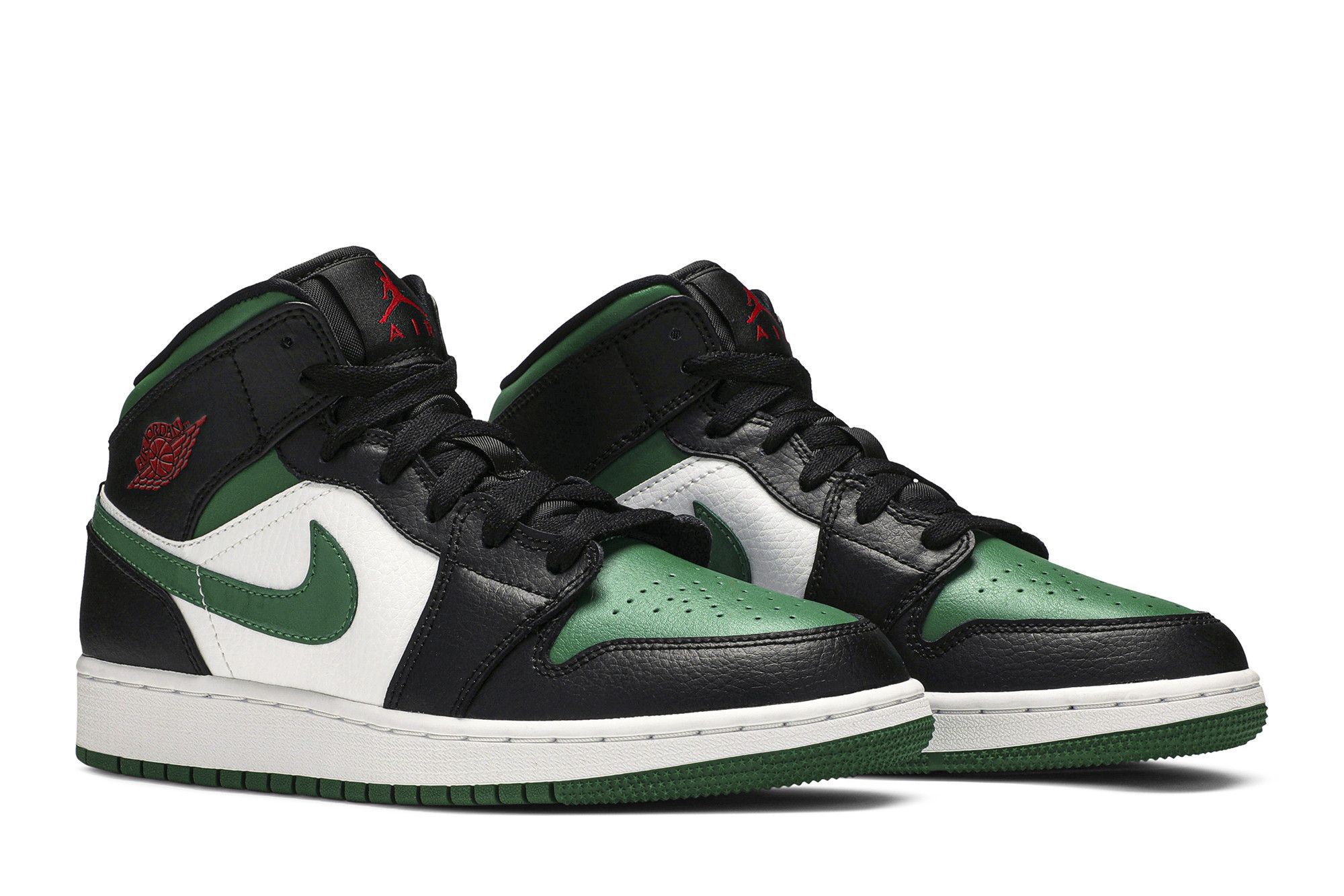◆ひ◆ Buy Air Jordan 1 Mid GS 'Black Pine Green' - 554725 067 | GOAT