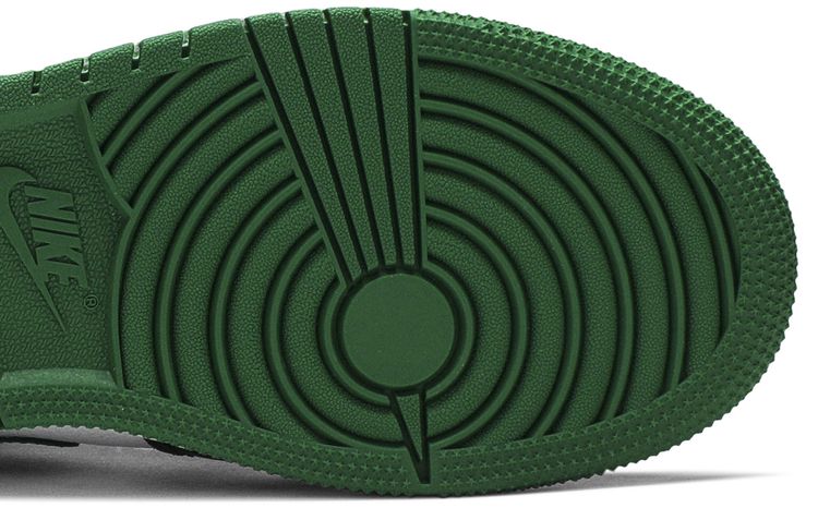 Air Jordan 1 Mid GS Black Pine Green