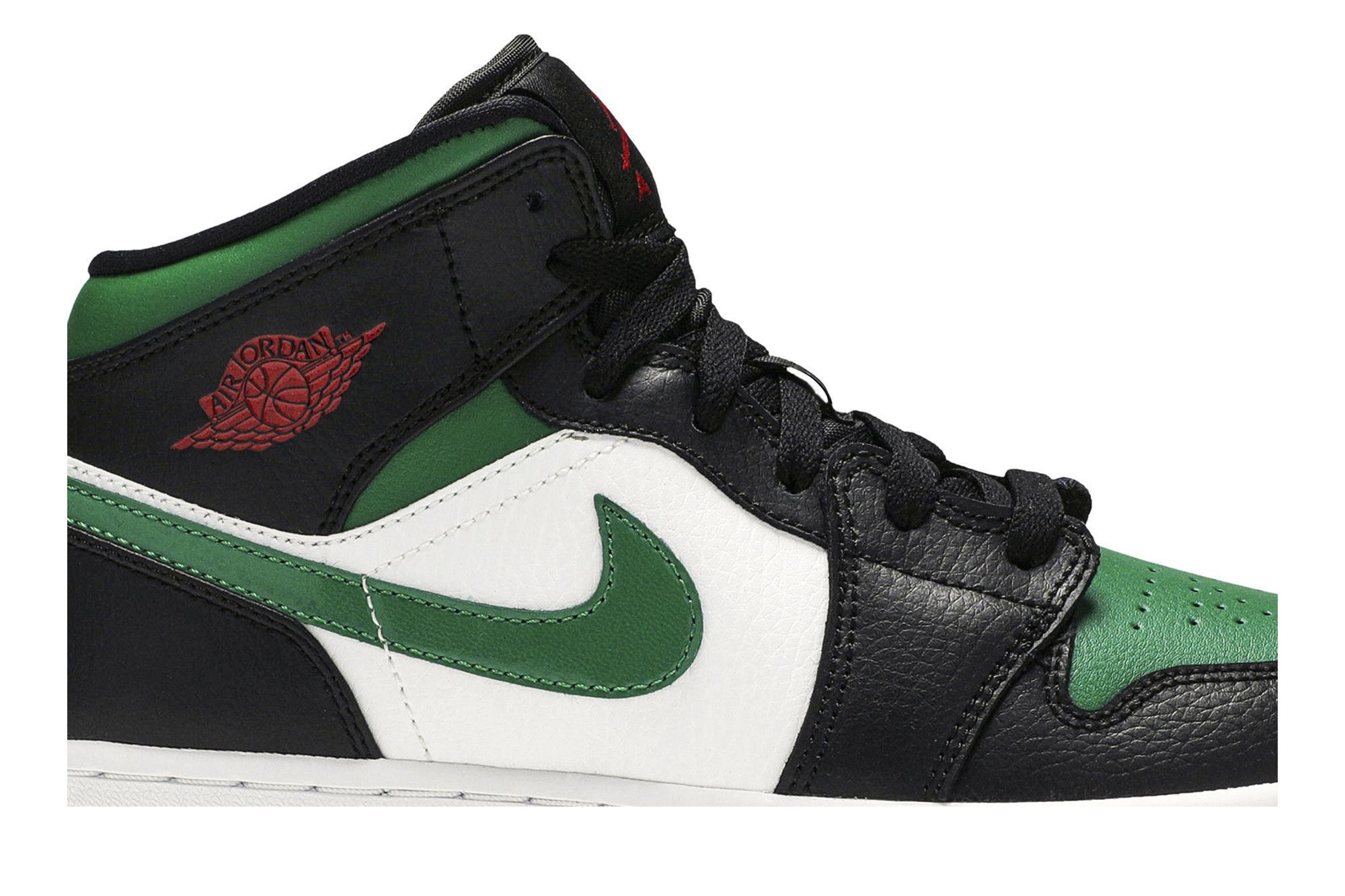 Buy Air Jordan 1 Mid GS 'Black Pine Green' - 554725 067 Buy Air Jordan 1 Mid GS 'Black Pine Green' - 554725 067