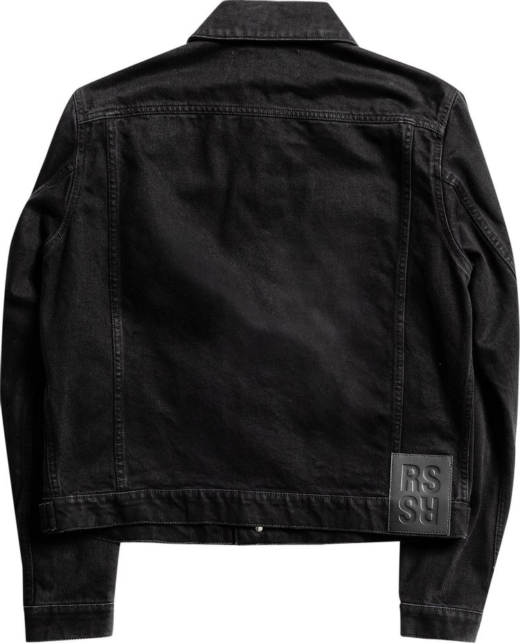 Raf Simons Punk Pin Denim Jacket Black