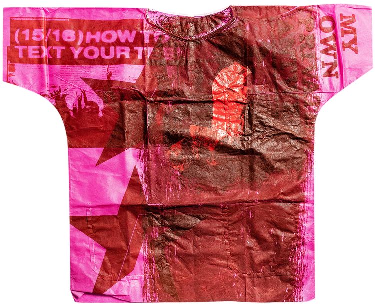 Raf Simons Handpainted Hospital Top Multi