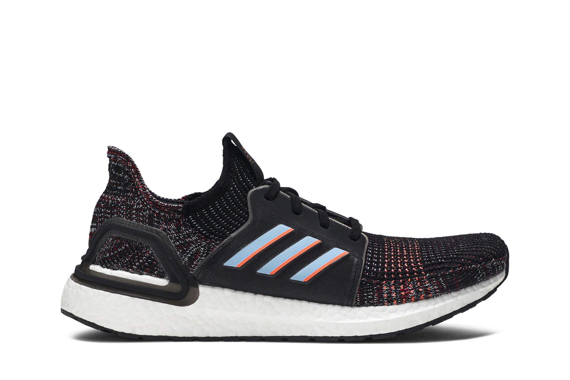 Size 7.0 UltraBoost 2019 Black Glow Blue
