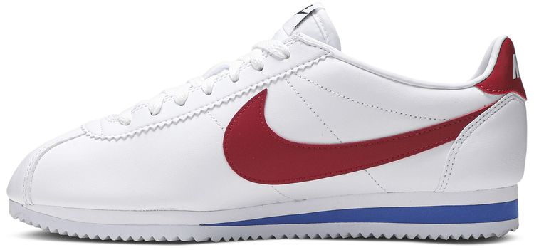 Wmns Classic Cortez Leather White Red