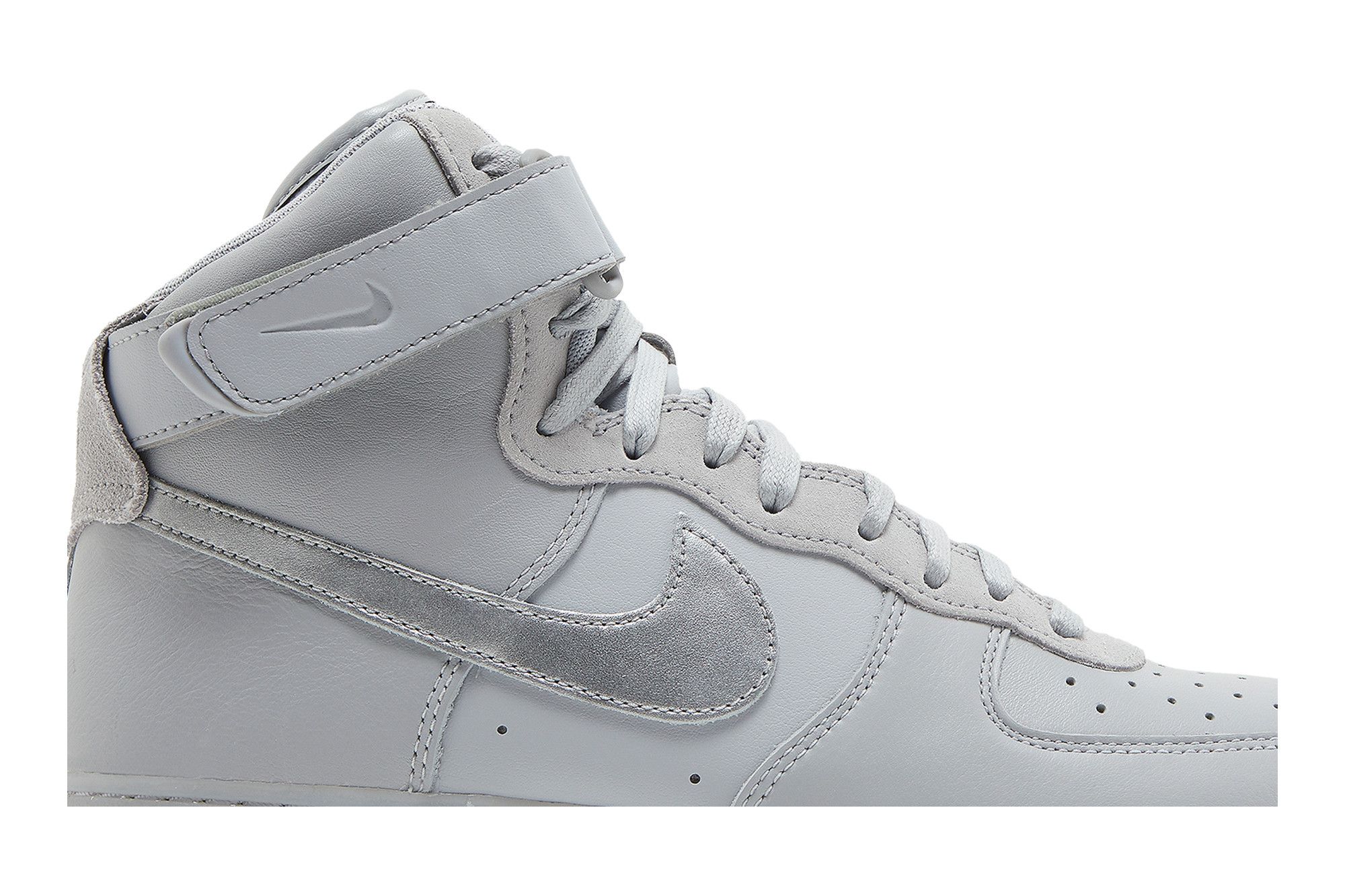 Nike air force 1 high metallic silver sale