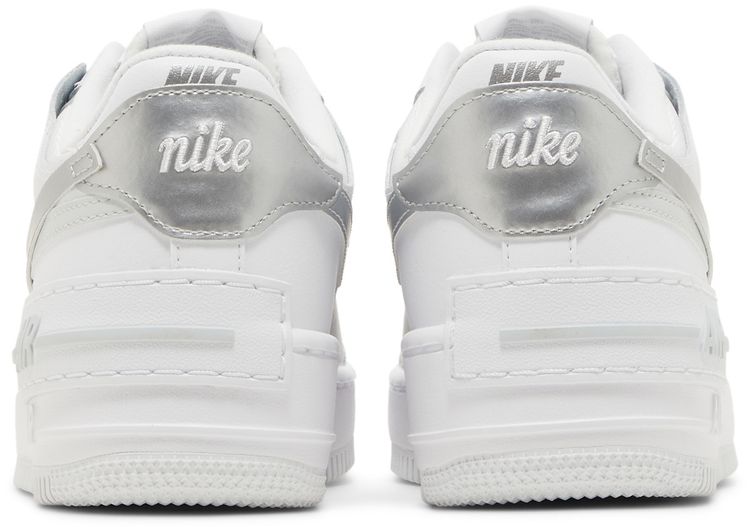 Nike Wmns Air Force 1 Shadow White Metallic Silver