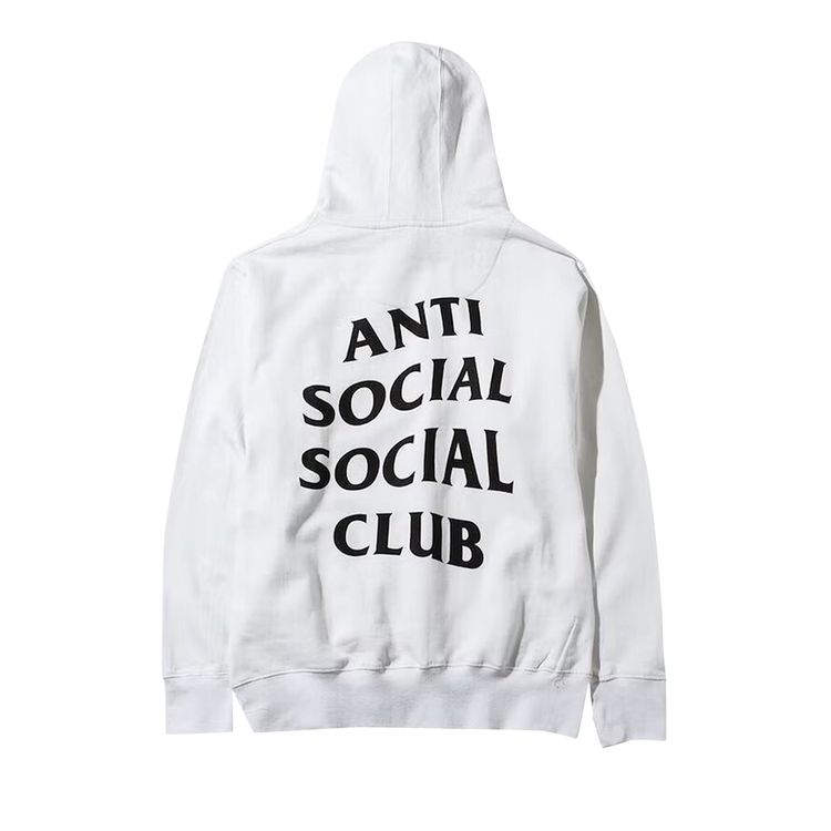 Anti Social Social Club Masochism Mind Game Hoodie White